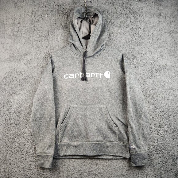 Carhartt Tops - Carhartt Force Hoodie Women's Small Sweatshirt Slight Fit Pocket Pullover Jumper